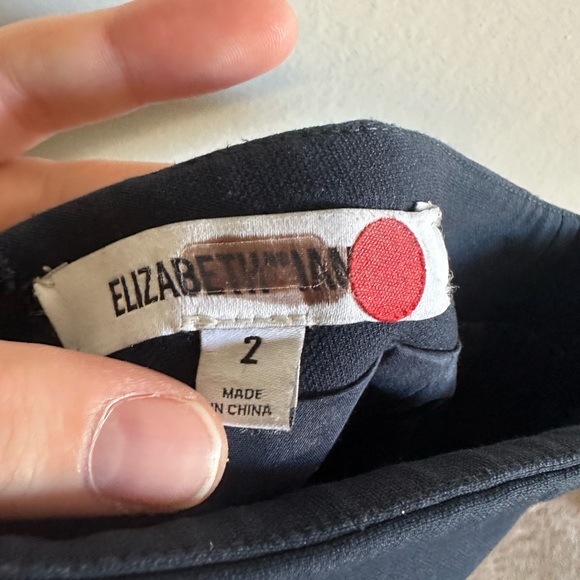 Elizabeth and James Navy Blue Avita High Waisted Skirt with Slit size 2 EUC - Picture 8 of 10